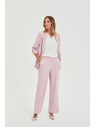 Moodo Панталони с подбор розови Moodo