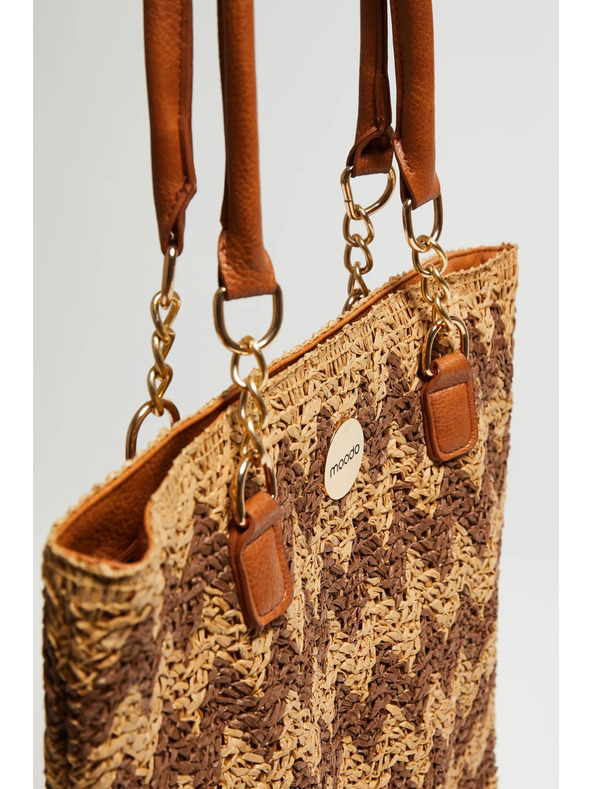 Moodo Летна чанта бежова Moodo