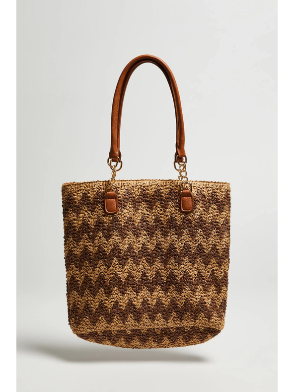 Moodo Летна чанта бежова Moodo