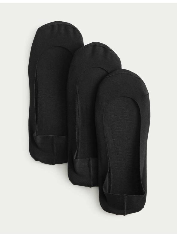 Marks & Spencer Комплект от три черни дамски чорапа Marks & Spencer