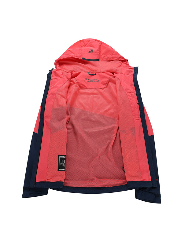 ALPINE PRO Дамско водоустойчиво яке с ptx мембрана ALPINE PRO NOREMA 3 calypso coral