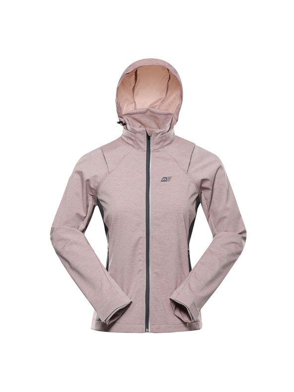 ALPINE PRO Дамско софтшел яке-жилетка с мембрана 2в1 ALPINE PRO SPERTA 2 pale mauve