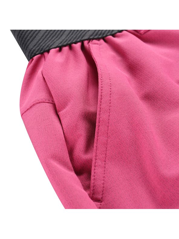 ALPINE PRO Дамски бързосъхнещи къси панталони ALPINE PRO ZAMBA 4 фуксия