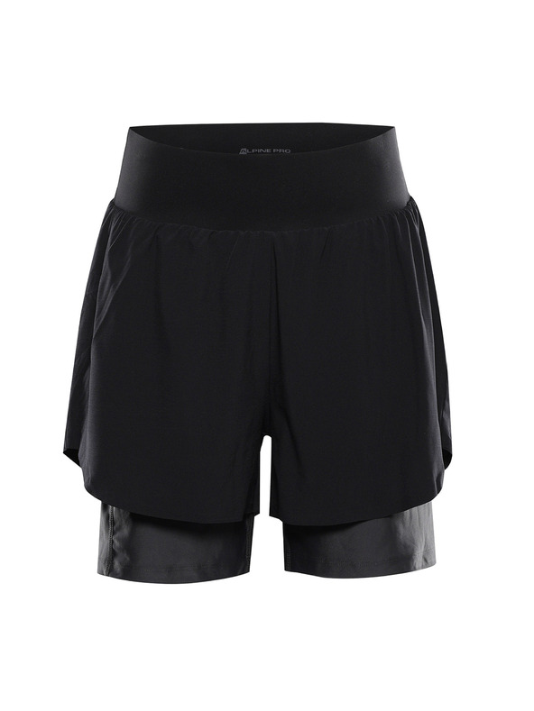 ALPINE PRO Дамски бързосъхнещи шорти ALPINE PRO GAJERA black