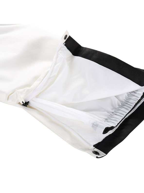 ALPINE PRO Дамски ски панталони с мембрана ptx сняг ALPINE PRO EDESA бял