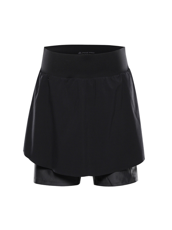 ALPINE PRO Дамска спортна пола с cool dry ALPINE PRO SQUERA 2 black