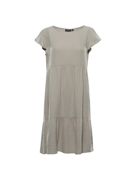 ALPINE PRO Дамска памучна рокля ALPINE PRO AKESA abbey stone