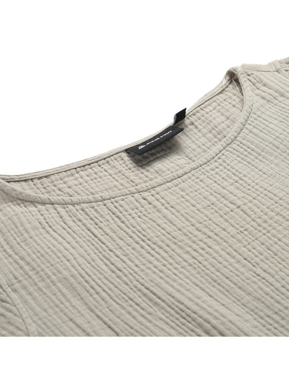 ALPINE PRO Дамска памучна рокля ALPINE PRO AKESA abbey stone