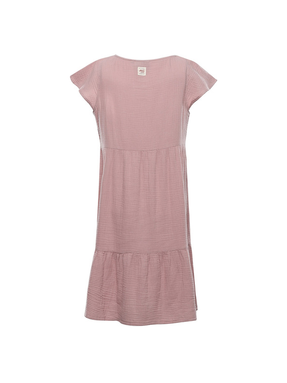 ALPINE PRO Дамска памучна рокля ALPINE PRO AKESA pale mauve