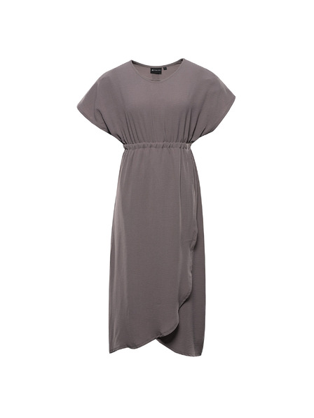 ALPINE PRO Женска летна рокля ALPINE PRO URAMA driftwood