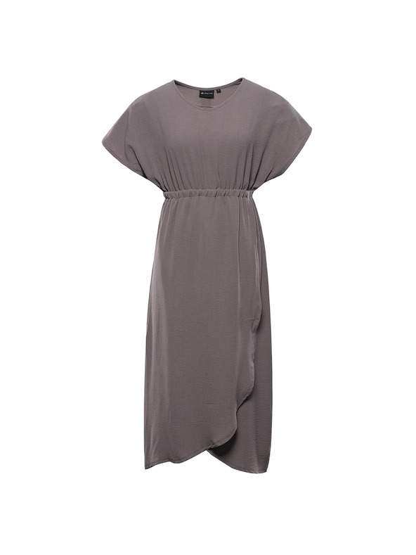 ALPINE PRO Женска летна рокля ALPINE PRO URAMA driftwood