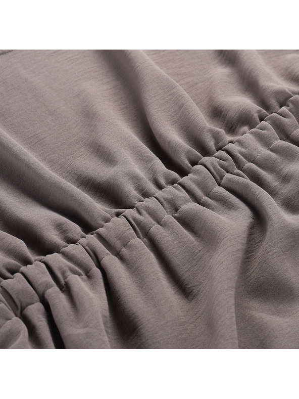 ALPINE PRO Женска летна рокля ALPINE PRO URAMA driftwood