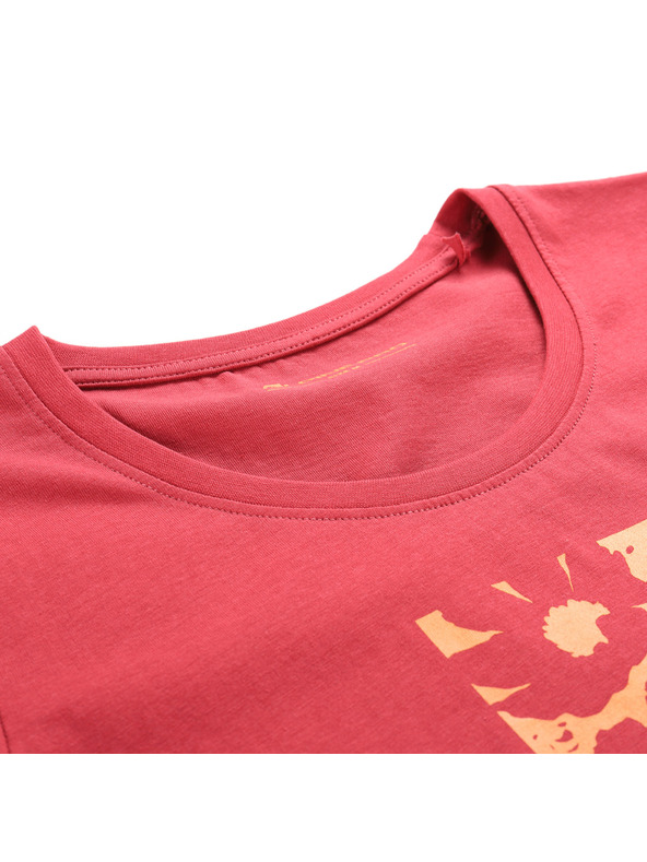 ALPINE PRO Дамска тениска от органична памук ALPINE PRO TERMESA 3 cardinal вариант pb