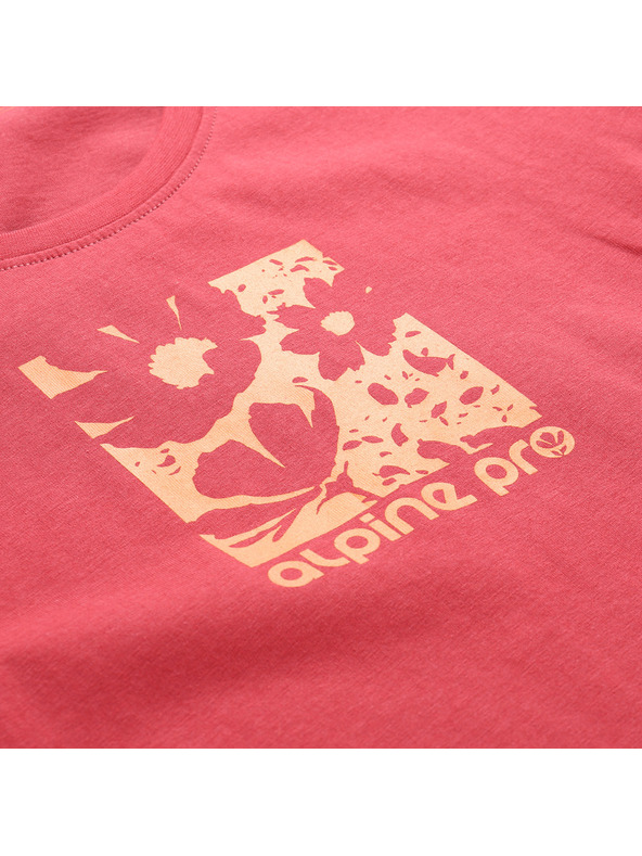 ALPINE PRO Дамска тениска от органична памук ALPINE PRO TERMESA 3 cardinal вариант pb
