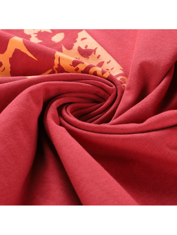 ALPINE PRO Дамска тениска от органична памук ALPINE PRO TERMESA 3 cardinal вариант pb