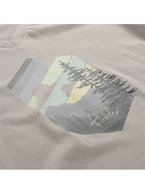 ALPINE PRO Дамска тениска от неизмачкваем материал ALPINE PRO NOGERA dove вариант pa