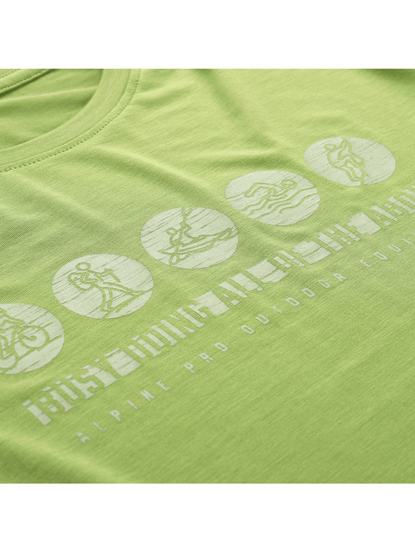 ALPINE PRO Дамска функционална тениска с антибактериална обработка ALPINE PRO LYORA peridot вариант pa
