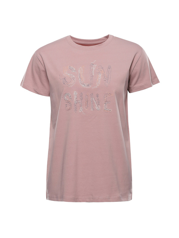 ALPINE PRO Дамска памучна тениска ALPINE PRO DORGA pale mauve вариант pb