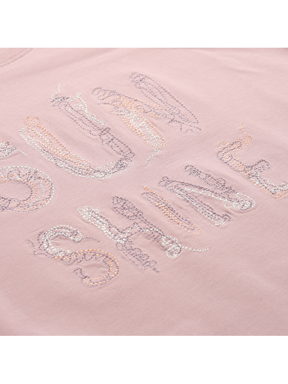 ALPINE PRO Дамска памучна тениска ALPINE PRO DORGA pale mauve вариант pb