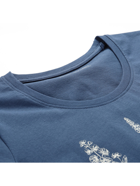 ALPINE PRO Дамска тениска от органичен памук ALPINE PRO TERMESA 3 blue wing teal вариант pa