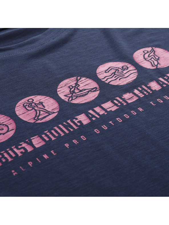 ALPINE PRO Дамска функционална тениска с антибактериална обработка ALPINE PRO LYORA moonlit ocean вариант pa