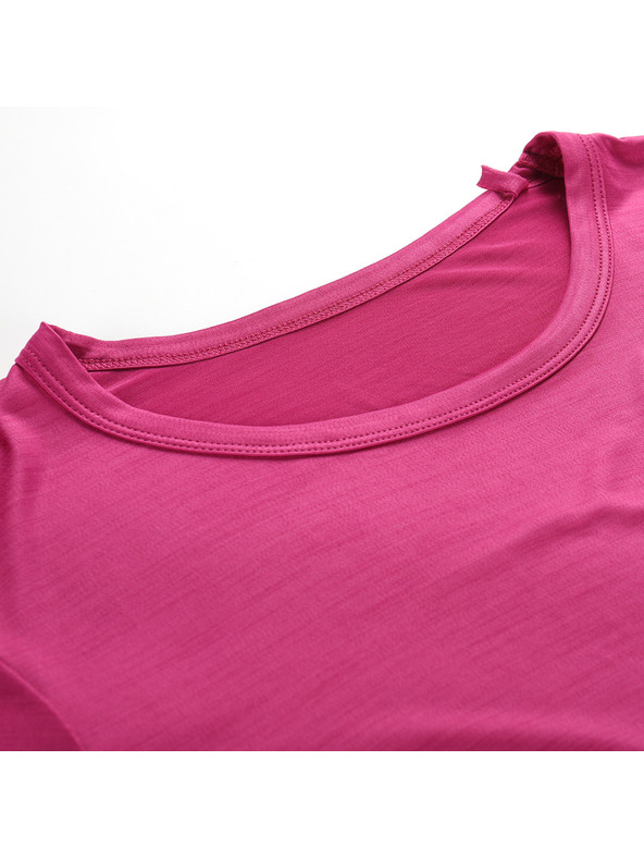 ALPINE PRO Женска бързосъхнеща тениска с cool dry ALPINE PRO BASIKA fuchsia red
