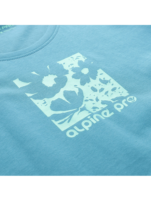 ALPINE PRO Дамска тениска от органичен памук ALPINE PRO TERMESA 3 storm blue вариант pb