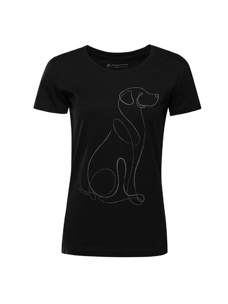 ALPINE PRO Дамска тениска от органичен памук ALPINE PRO TERMESA 3 black вариант pe