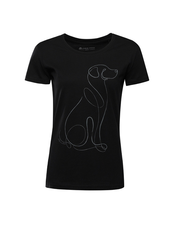ALPINE PRO Дамска тениска от органичен памук ALPINE PRO TERMESA 3 black вариант pe