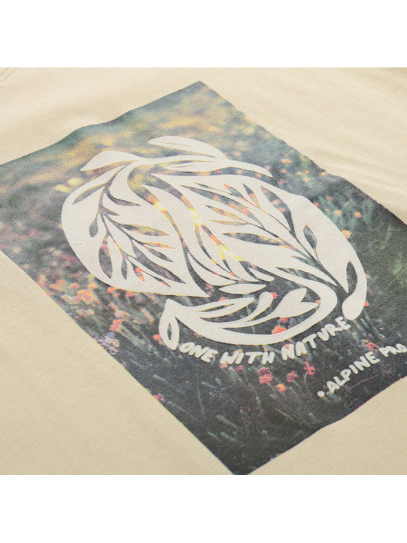 ALPINE PRO Дамска памучна тениска ALPINE PRO DORENA wood ash вариант pc