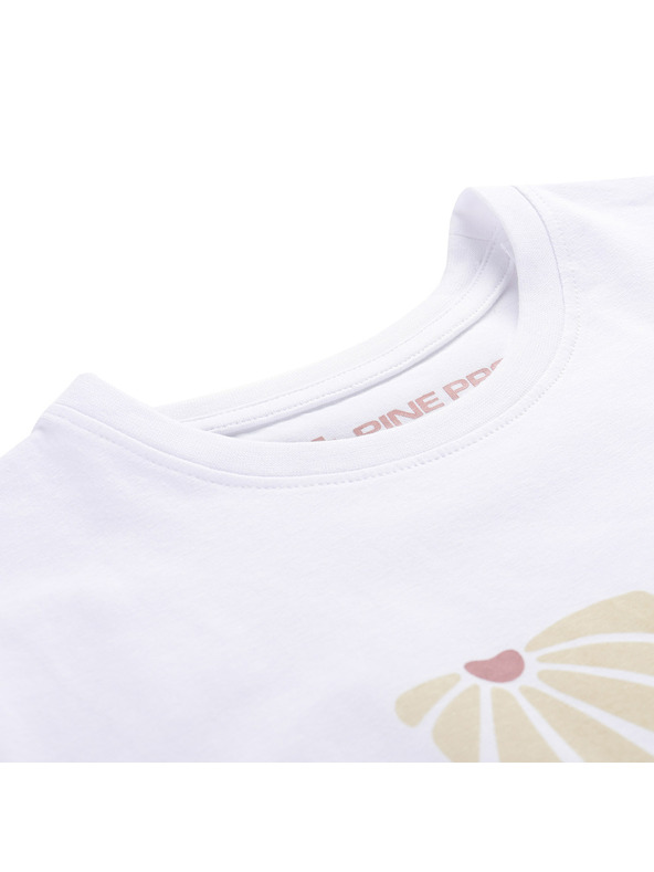 ALPINE PRO Дамска памучна тениска ALPINE PRO DORGA white вариант pa