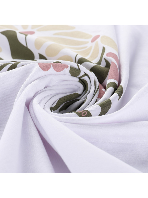 ALPINE PRO Дамска памучна тениска ALPINE PRO DORGA white вариант pa