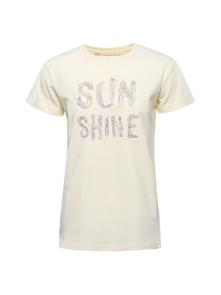 ALPINE PRO Дамска памучна тениска ALPINE PRO DORGA cream вариант pb