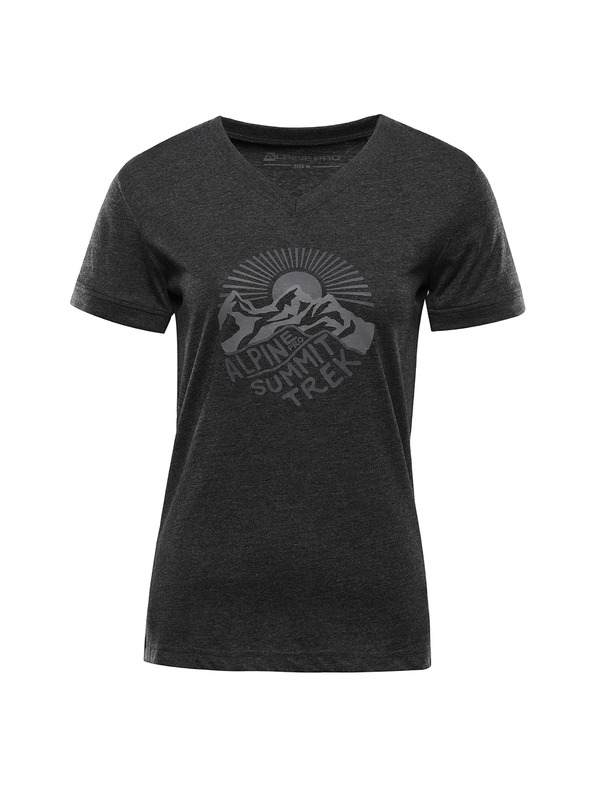 ALPINE PRO Дамска тениска от неизмачкваем материал ALPINE PRO NOGERA black вариант pb