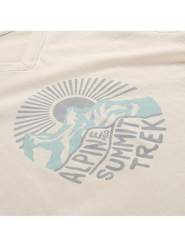 ALPINE PRO Дамска тениска от неизмачкваем материал ALPINE PRO NOGERA wood ash вариант pb