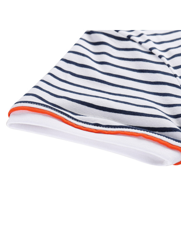 ALPINE PRO Дамска памучна тениска с променлив печат ALPINE PRO NAMORA moonlit ocean