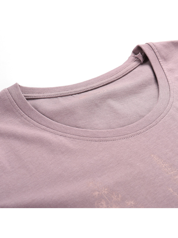 ALPINE PRO Дамска тениска от органичен памук ALPINE PRO TERMESA 3 quail вариант pa