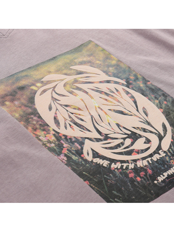 ALPINE PRO Дамска памучна тениска ALPINE PRO DORENA quail вариант pc