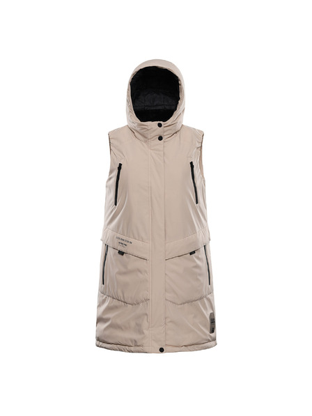 ALPINE PRO Дамска жилетка с мембрана ptx ALPINE PRO HARDA 2 пясъчно преливане