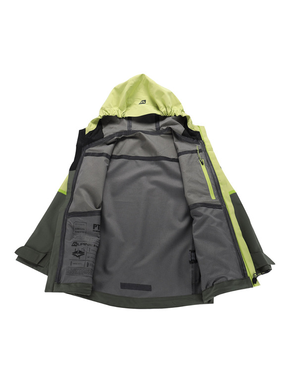 ALPINE PRO Детско яке с ptx мембрана ALPINE PRO ZARRO 3 зелен оазис