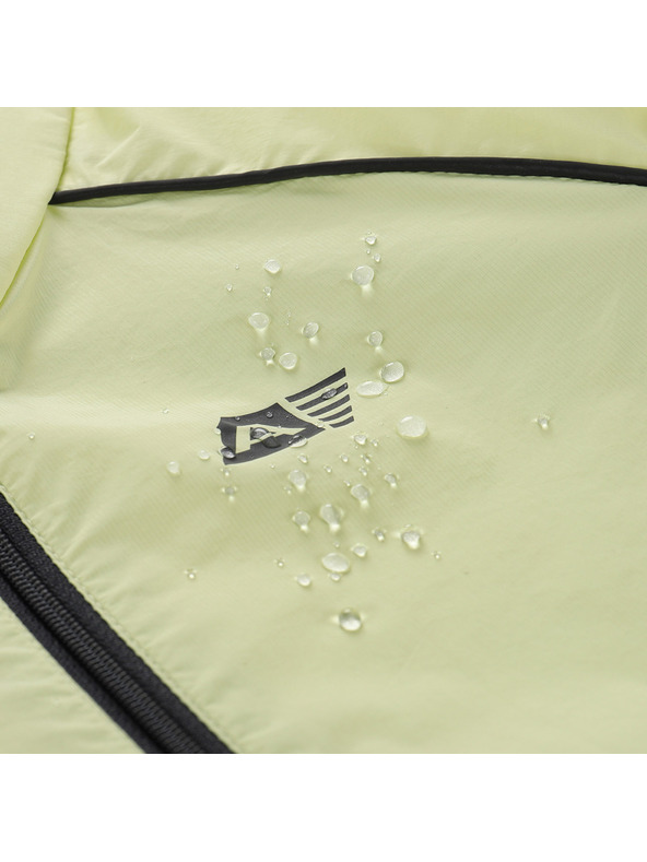 ALPINE PRO Детско ултралеко яке с мембрана ALPINE PRO SPINO луминарно зелено