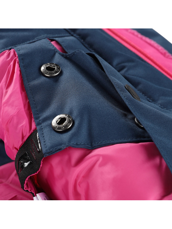 ALPINE PRO Детско ски яке с мембрана ptx сняг ALPINE PRO DEARO 2 фуксия федора