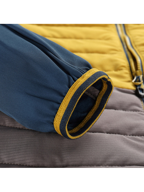 ALPINE PRO Детско яке с мериносова подплата ALPINE PRO GERLO blue wing teal