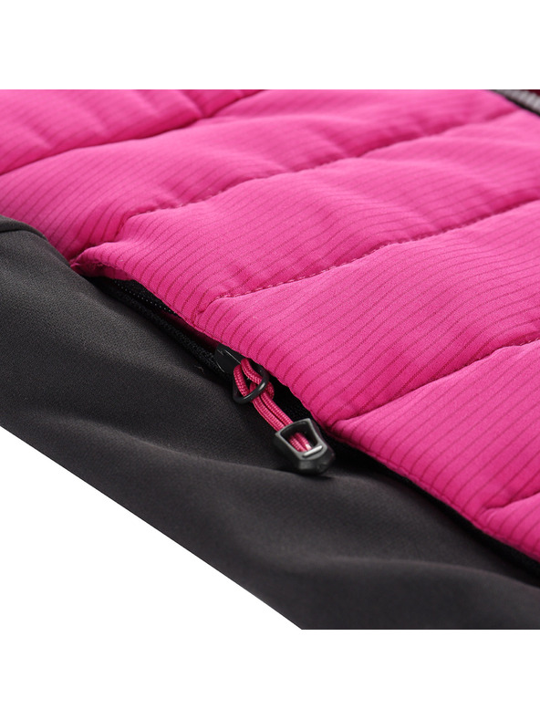 ALPINE PRO Детско яке с мериносова подплата ALPINE PRO GERLO fuchsia red