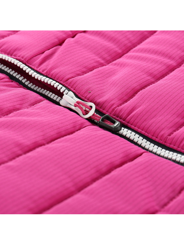 ALPINE PRO Детско яке с мериносова подплата ALPINE PRO GERLO fuchsia red