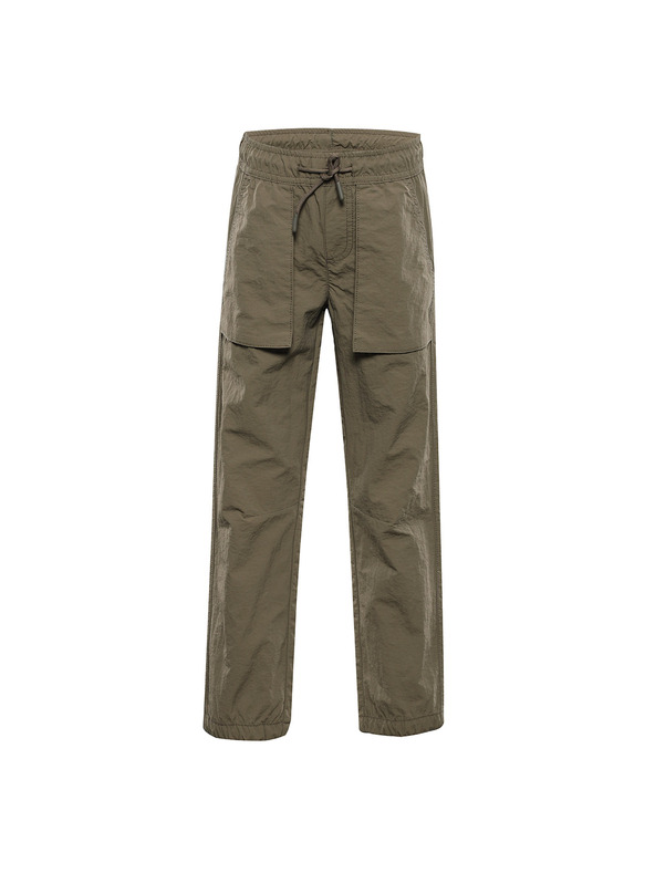 ALPINE PRO Детски ежедневни панталони с ластик ALPINE PRO NOVERO stone gray