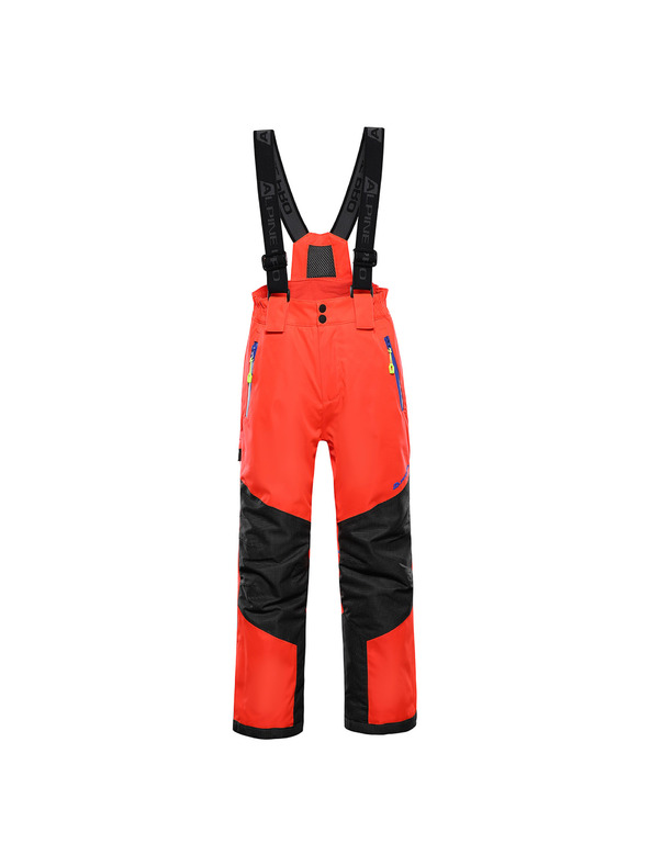 ALPINE PRO Детски ски панталони с мембрана ptx snow ALPINE PRO WERADO 2 neon red