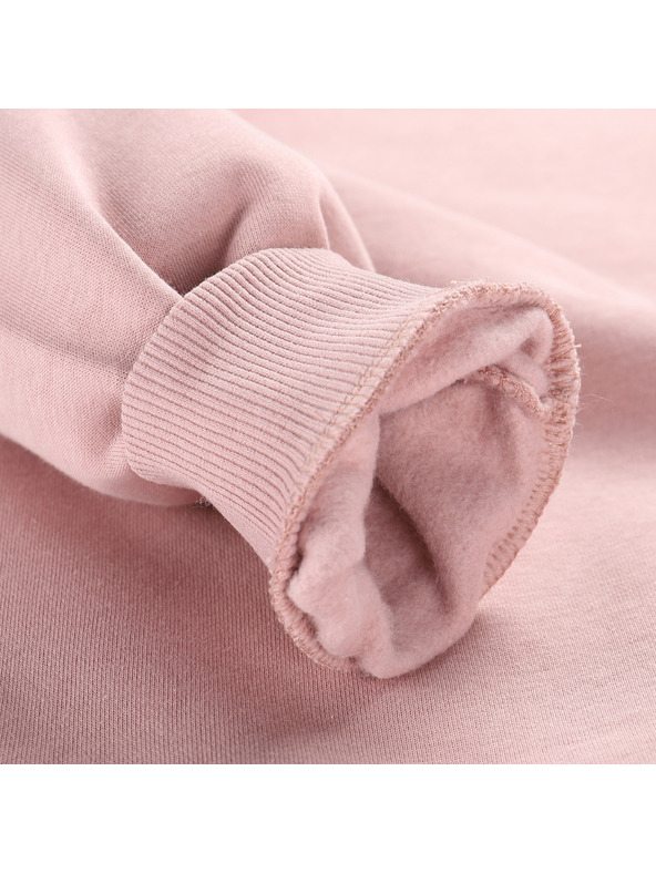 ALPINE PRO Детска памучна суитшърт ALPINE PRO NEGGO pale mauve