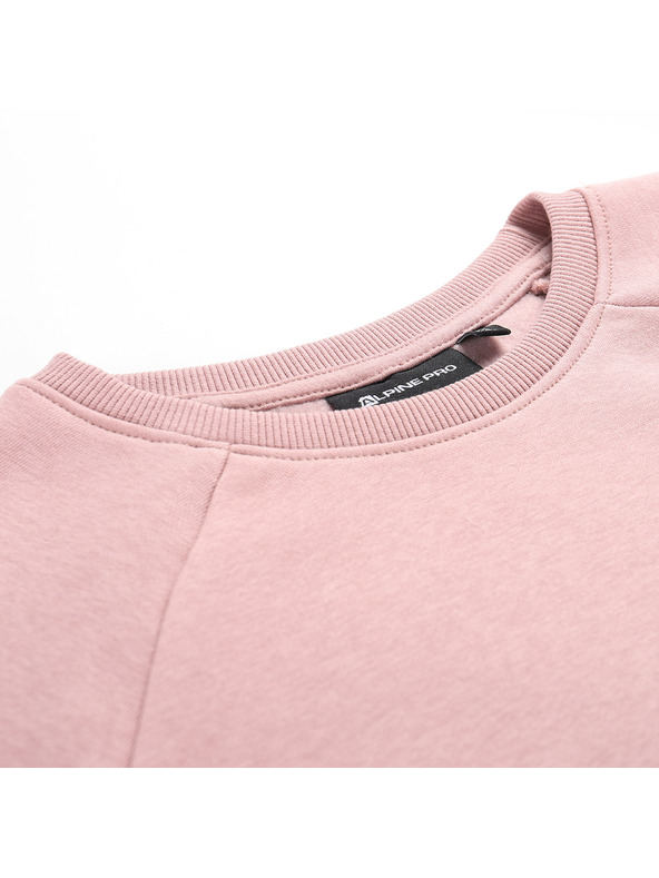ALPINE PRO Детска памучна суитшърт ALPINE PRO NEGGO pale mauve