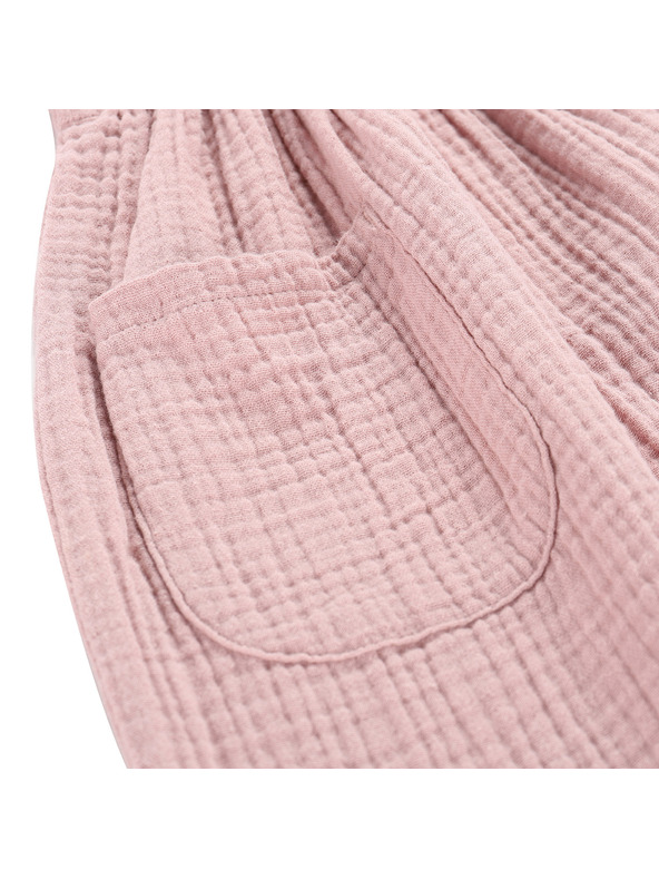 ALPINE PRO Детска памучна рокля ALPINE PRO ILERO бледо лилаво